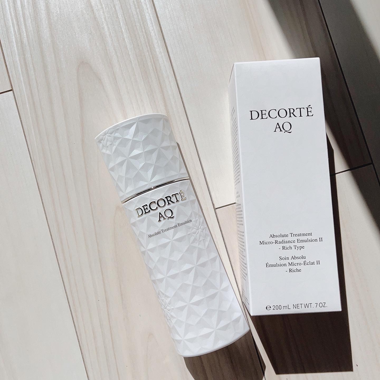 AQ アブソリュート エマルジョン マイクロラディアンス Ⅱ/DECORTÉ/乳液を使ったクチコミ（1枚目）