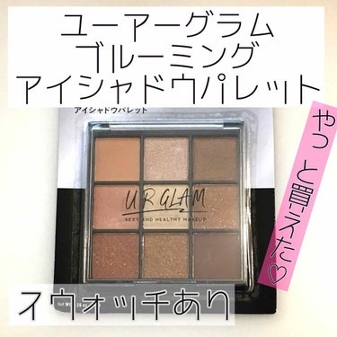 UR GLAM　BLOOMING EYE COLOR PALETTE/U R GLAM/アイシャドウパレットを使ったクチコミ（1枚目）