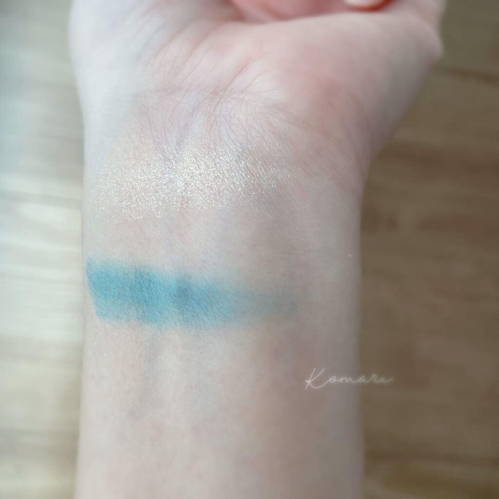 インジーニアス パウダーアイズ N EX-15 ターコイズ/RMK/単色アイシャドウを使ったクチコミ（2枚目）