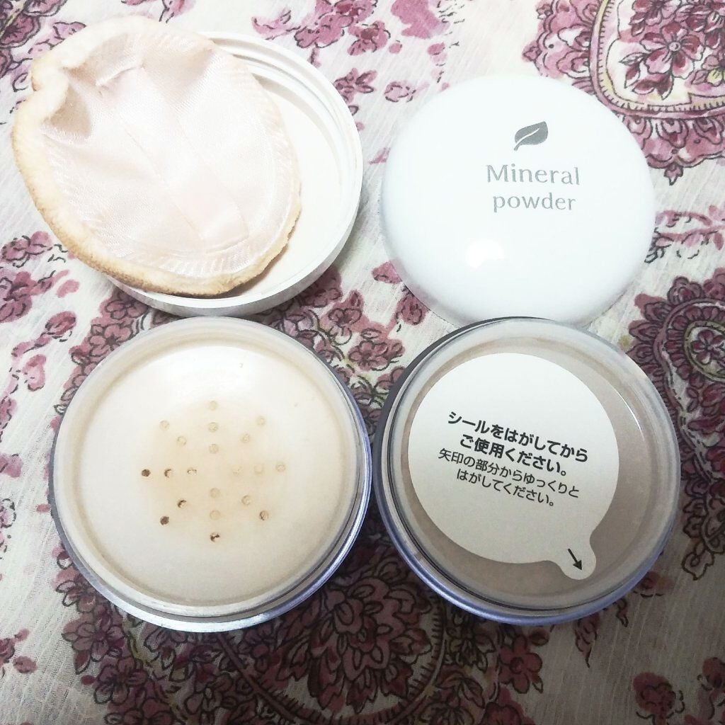 ミネラルファンデーションD/DAISO/ルースパウダーを使ったクチコミ(2枚目)