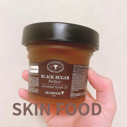 ブラックシュガー パーフェクト エッセンシャル スクラブ2X/SKINFOOD/洗い流すパック・マスクを使ったクチコミ(1枚目)