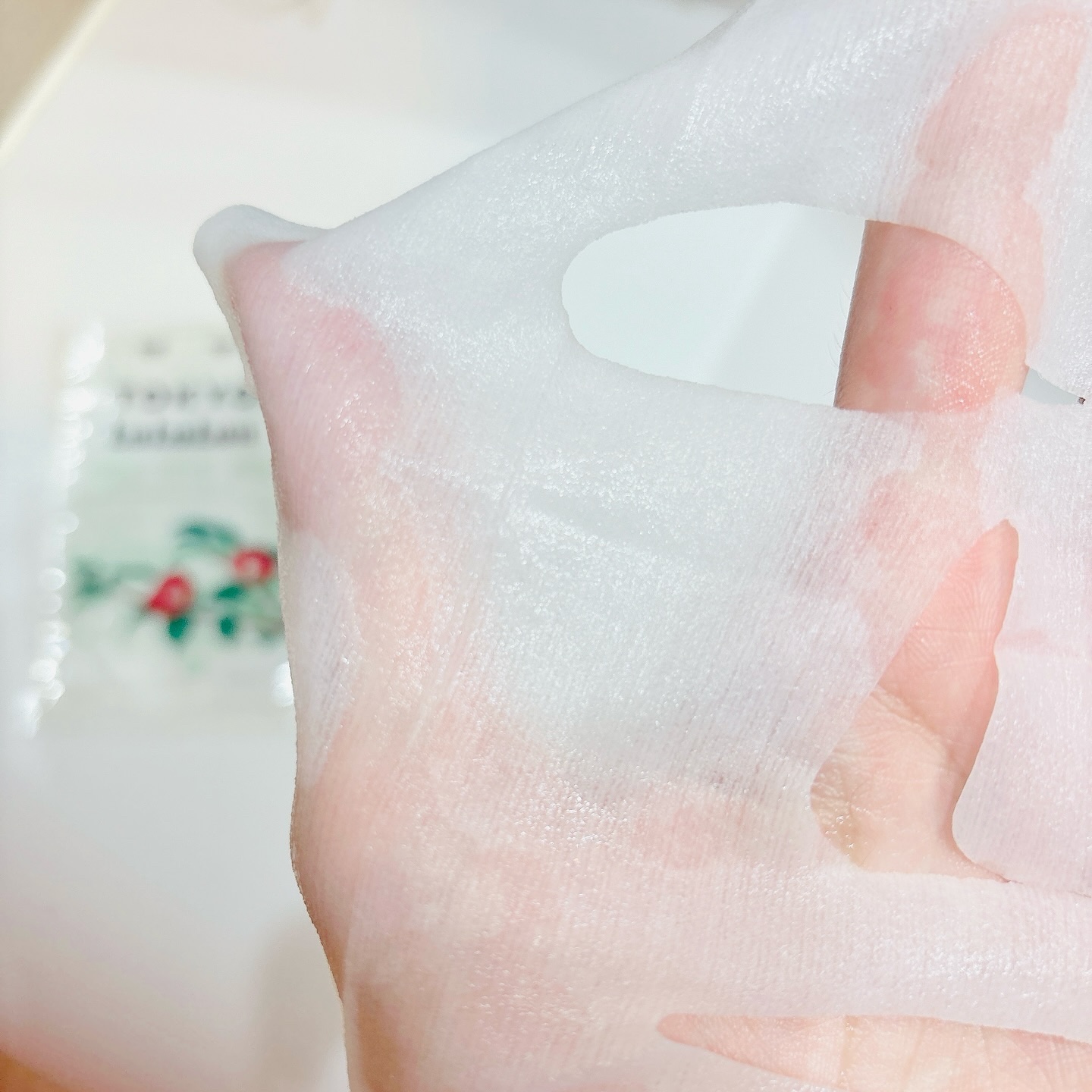 東京ルルルン（粋な椿のマスク）/ルルルン/シートマスク・パックを使ったクチコミ（2枚目）