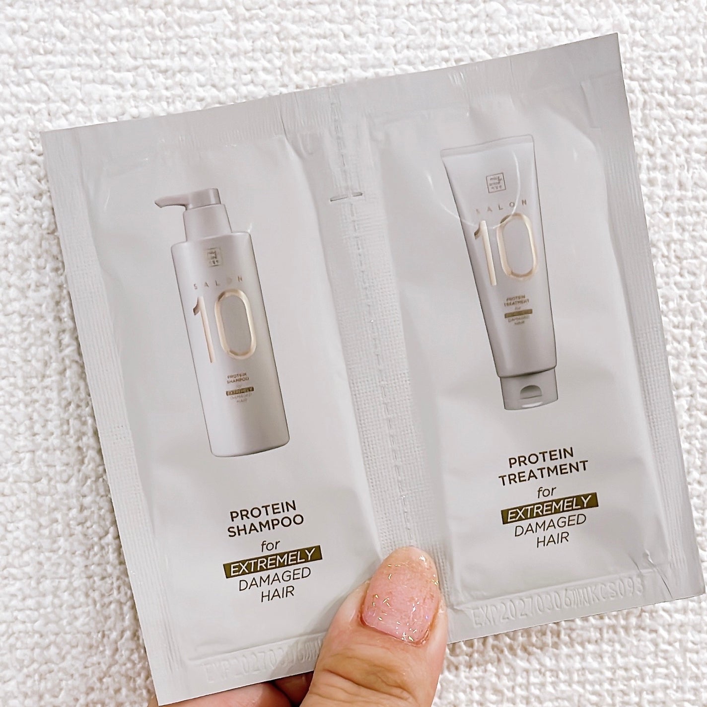 ミジャンセン サロン10 シャンプー/トリートメント エクストラダメージヘア用/miseenscene/シャンプー・コンディショナーを使ったクチコミ(1枚目)