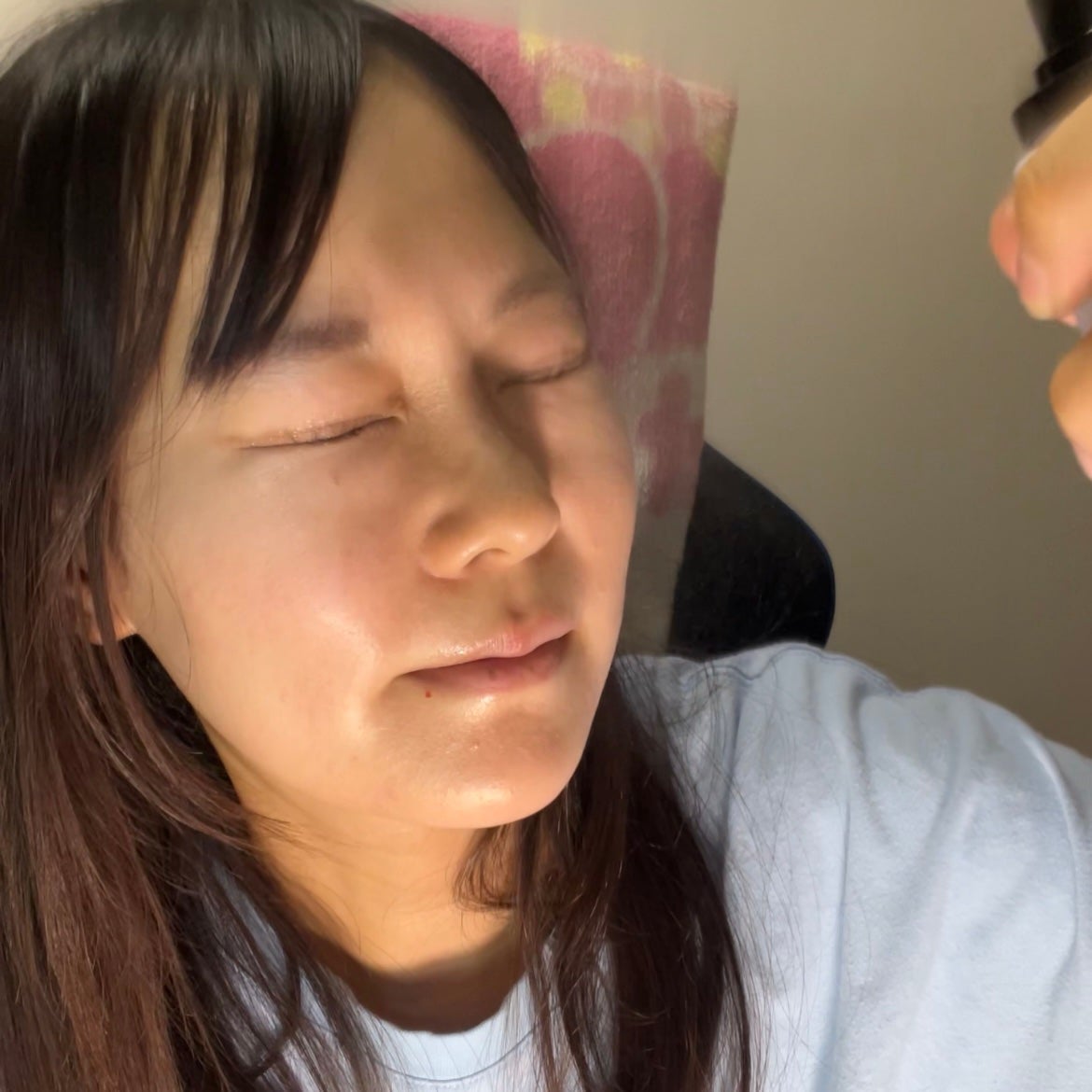 PRAMY メイクアップセッティングミスト モイストタイプ/PRAMY/フィックスミストを使ったクチコミ(4枚目)