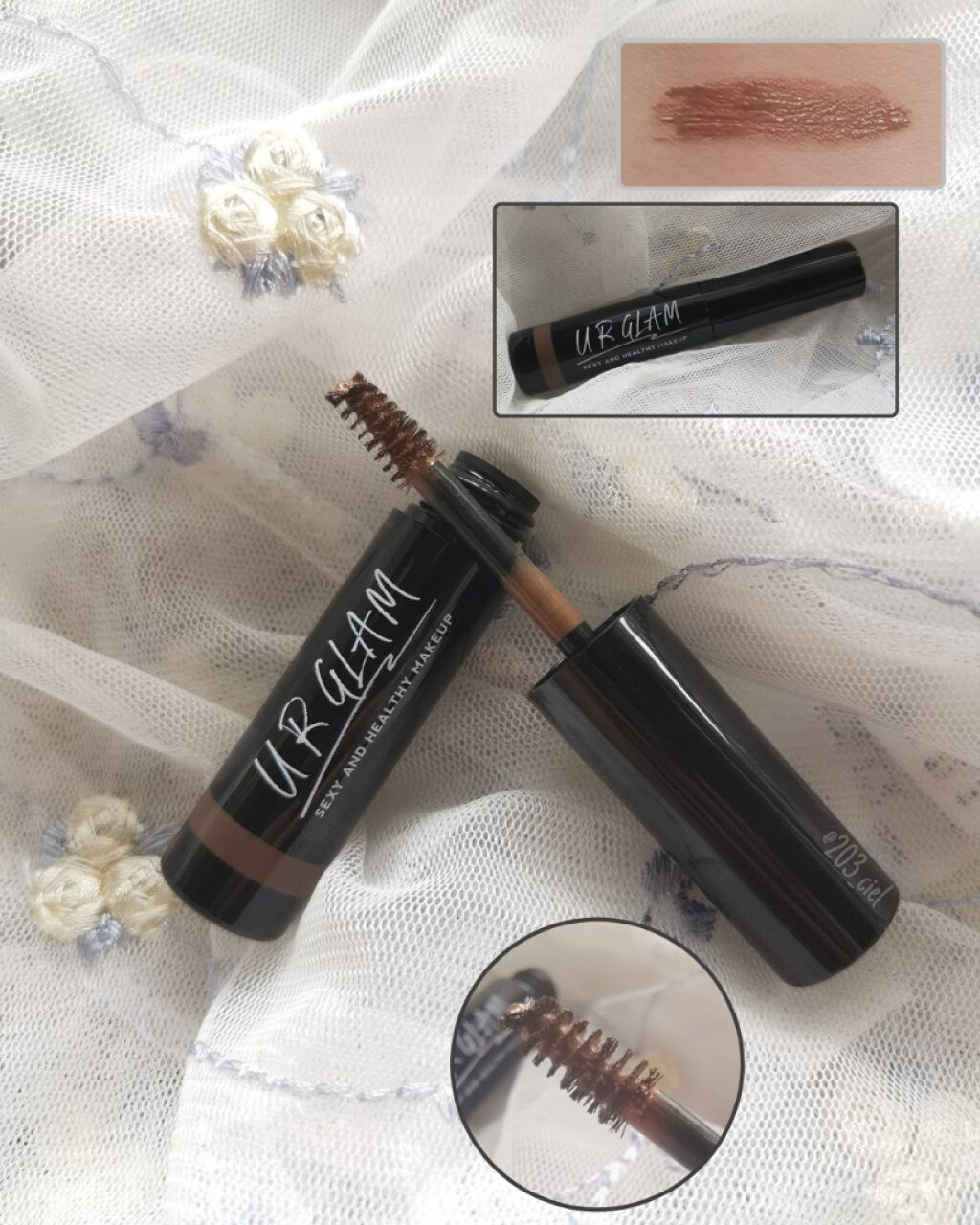 URGLAM　EYEBROW MASCARA a（アイブロウマスカラa）/U R GLAM/眉マスカラを使ったクチコミ（2枚目）