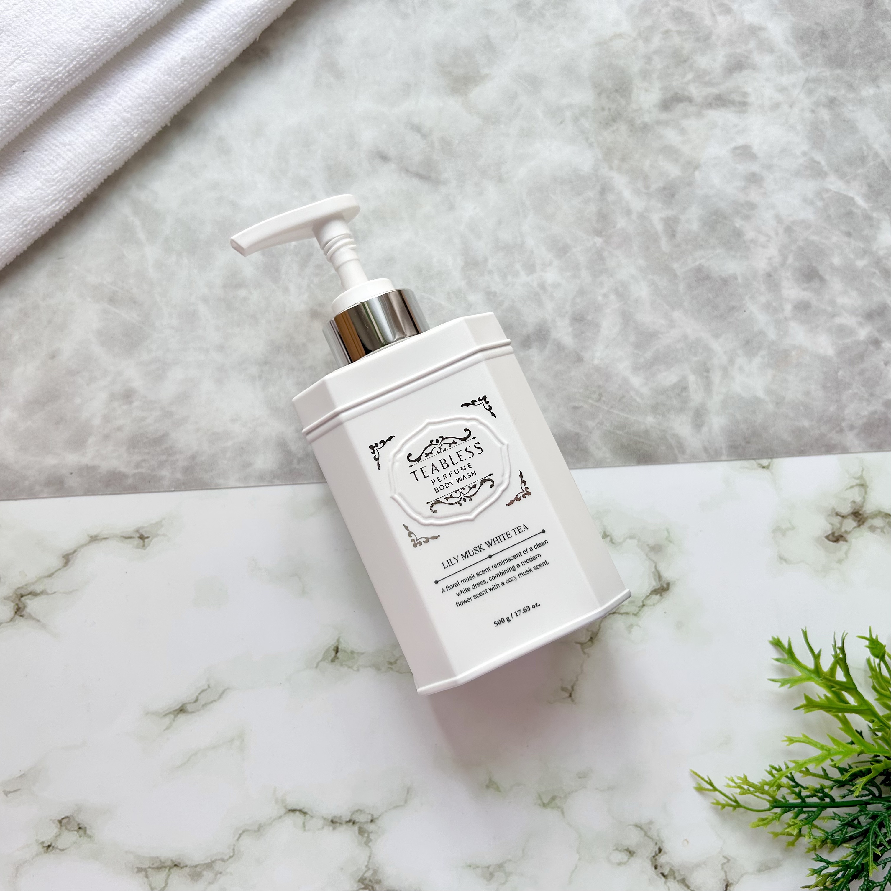 パフュームボディウォッシュ リリームスクホワイトティー/TEABLESS/ボディソープを使ったクチコミ（1枚目）