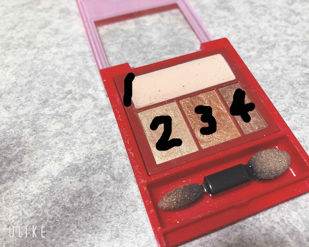 アクセントカラーアイズ CC/インテグレート/アイシャドウパレットを使ったクチコミ（2枚目）