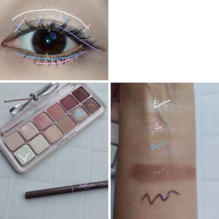 プロ アイ パレット エアー/CLIO/アイシャドウパレットを使ったクチコミ(7枚目)