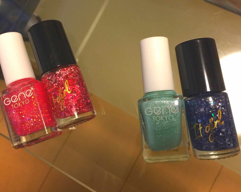 ITGグリッターネイル/DAISO/マニキュアを使ったクチコミ(2枚目)