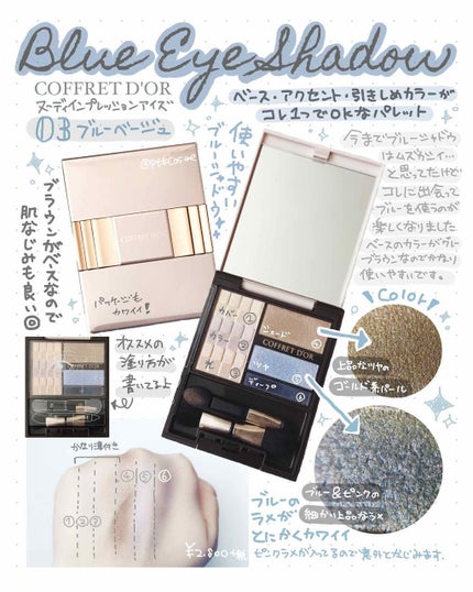 ヌーディインプレッションアイズ/コフレドール/アイシャドウパレットを使ったクチコミ(1枚目)