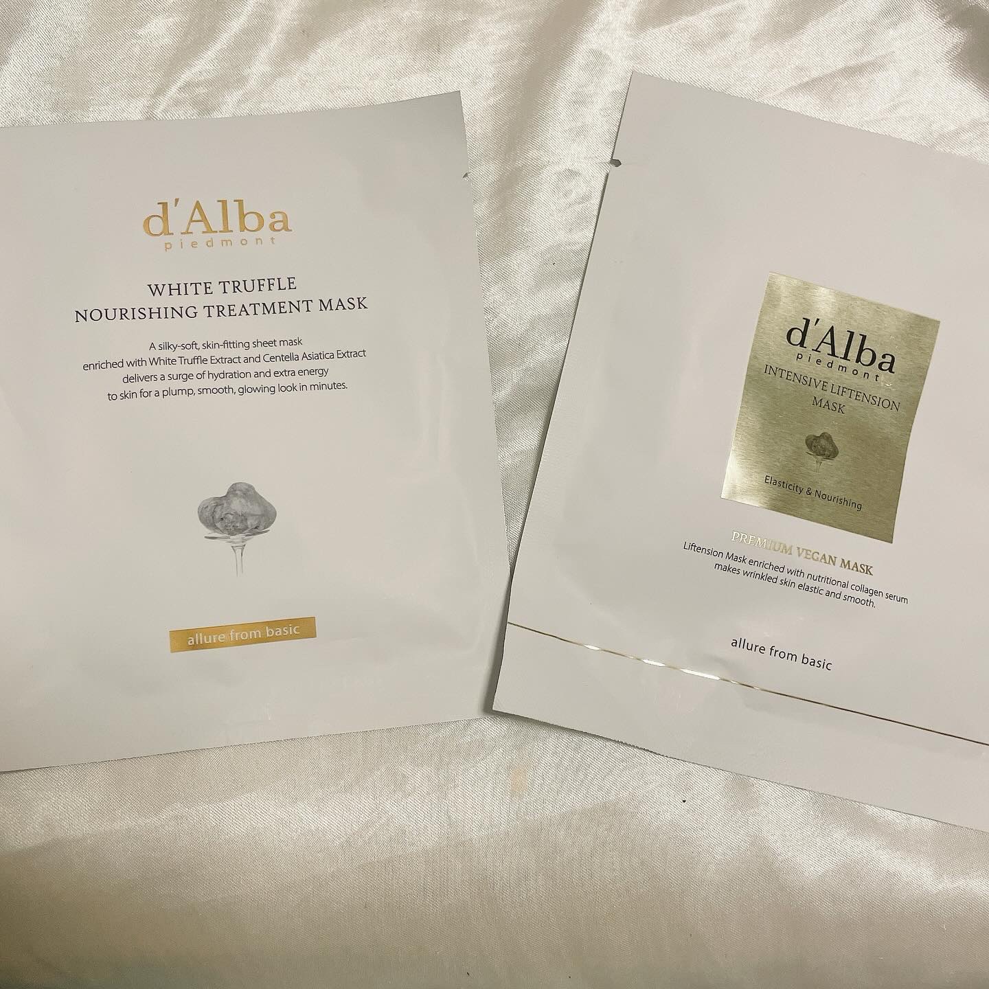 ホワイトトリュフナリシングトリートメントマスク/ダルバ/シートマスク・パックを使ったクチコミ（1枚目）