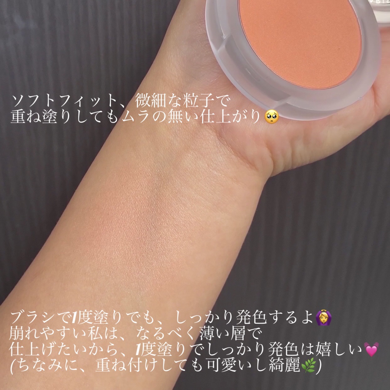 ワイナリーチークトリップ/FAUX PAS PARIS/パウダーチークを使ったクチコミ（2枚目）