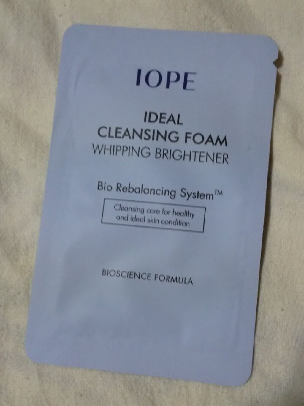 アイディアル クレンジングフォーム ホイッピング ブライトナー/IOPE/クレンジングクリームを使ったクチコミ(1枚目)