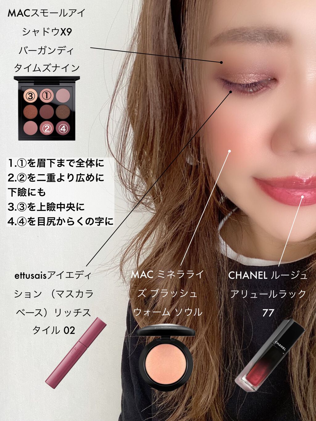 スモール アイシャドウ×9/M・A・C/アイシャドウパレットを使ったクチコミ（1枚目）