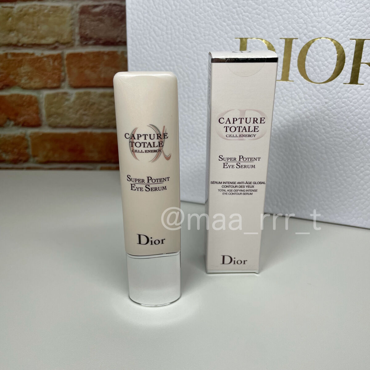 カプチュール トータル セル ENGY アイ セラム/Dior/アイケア・アイクリームを使ったクチコミ（1枚目）