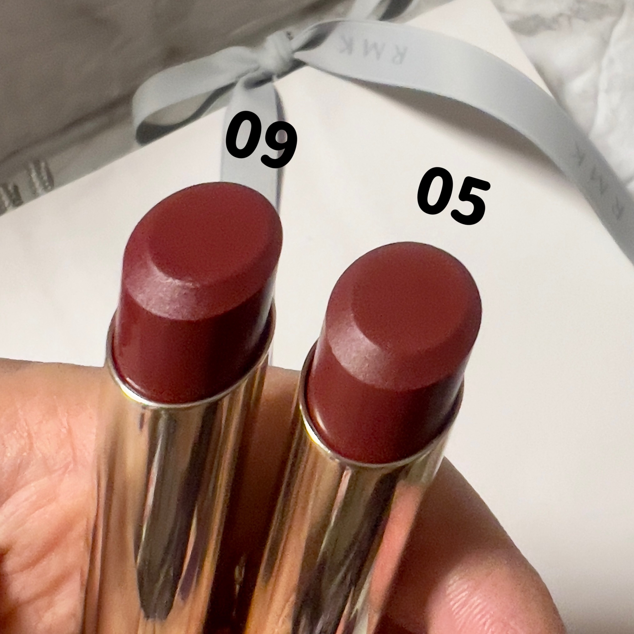 RMK デューイーメルト リップカラー 09 プランプ プラム/RMK/口紅を使ったクチコミ（2枚目）