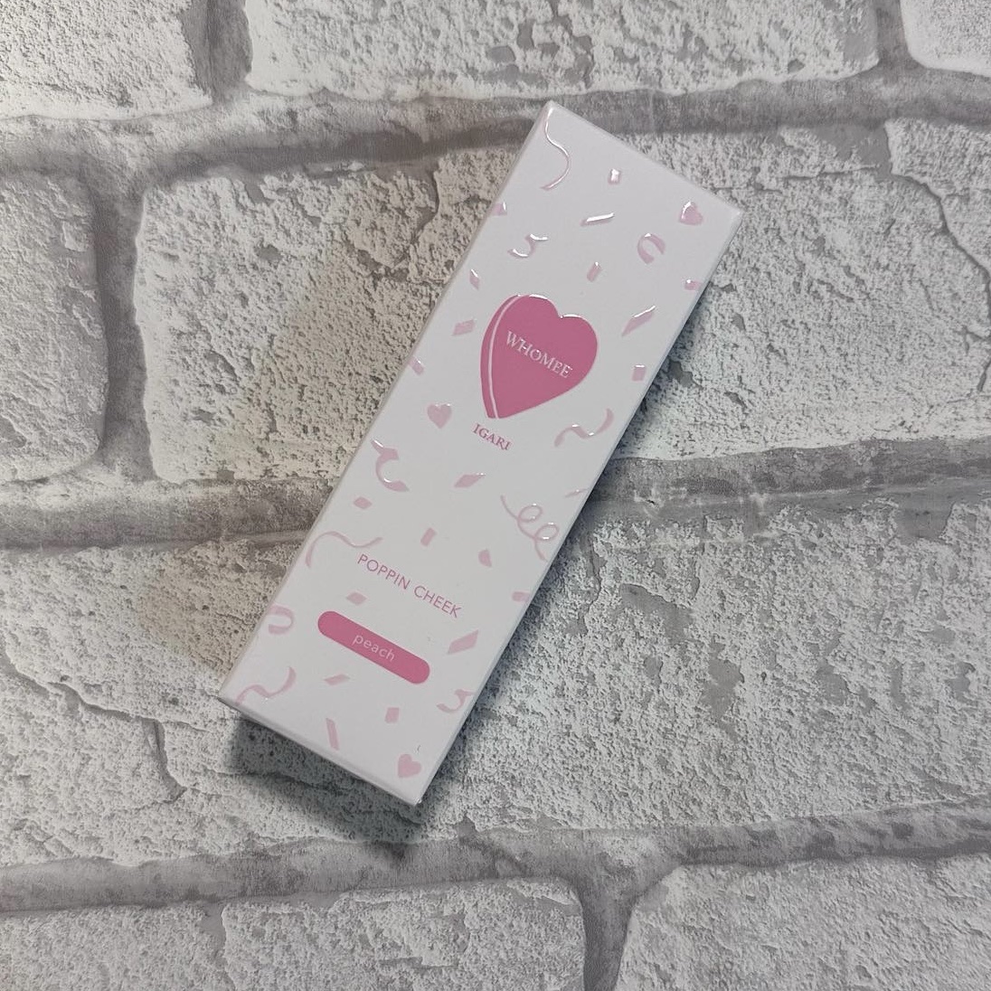 ポッピンチーク ピーチ/WHOMEE/ジェル・クリームチークを使ったクチコミ（2枚目）
