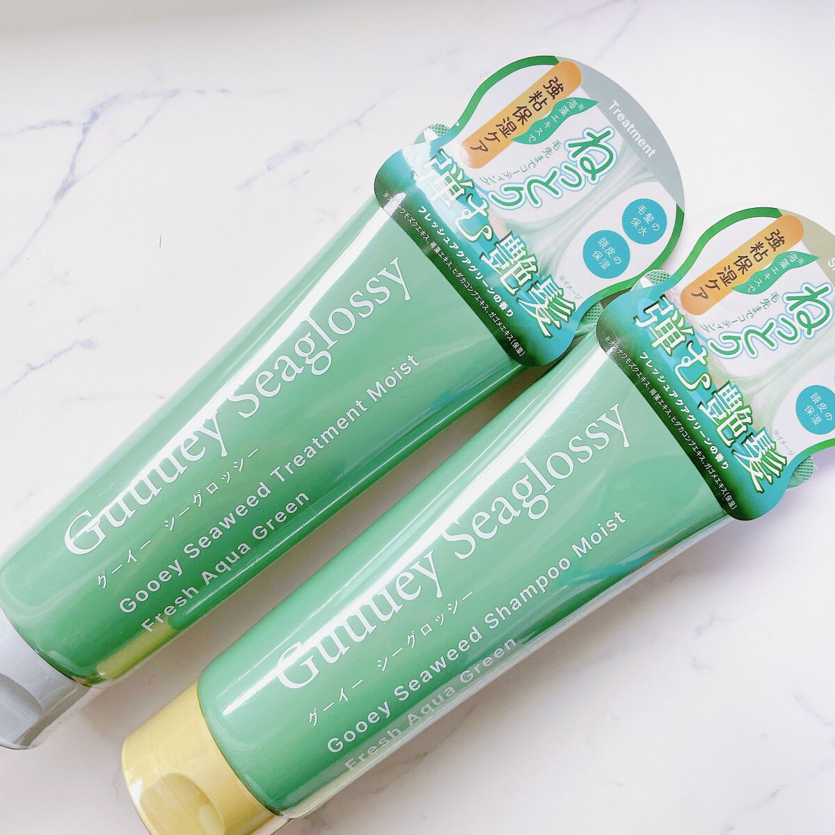シーウィードシャンプーモイスト/シーウィードトリートメントモイスト/グーイーシーグロッシー/市販シャンプーを使ったクチコミ（1枚目）
