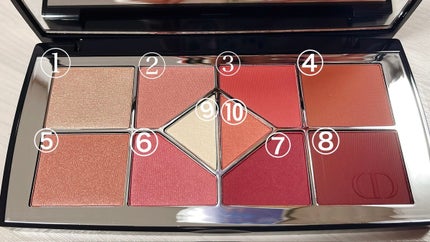 ディオールショウ ディス クルール/Dior/アイシャドウパレットを使ったクチコミ(3枚目)