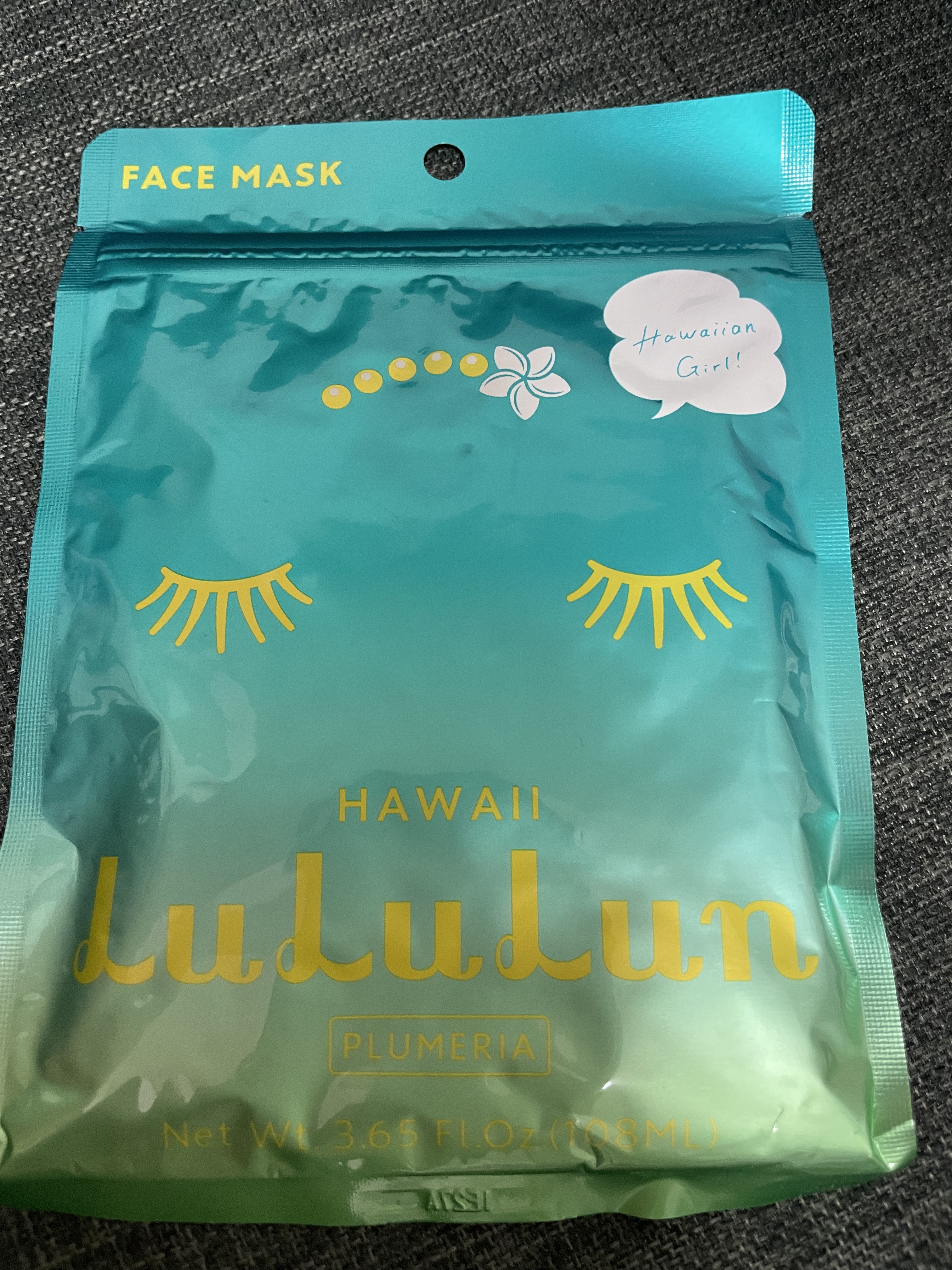 ハワイルルルン（プルメリアの香り）/ルルルン/シートマスク・パックを使ったクチコミ（1枚目）