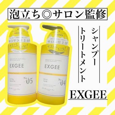 エグジー シャンプー／トリートメント/EXGEE/シャンプー・コンディショナーを使ったクチコミ（1枚目）