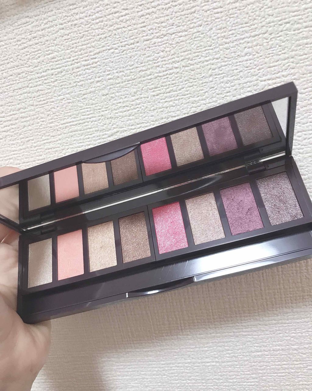 グラマラスリッチ アイパレット (クリスマスコフレ 2018)/Visée/メイクアップキットを使ったクチコミ（2枚目）
