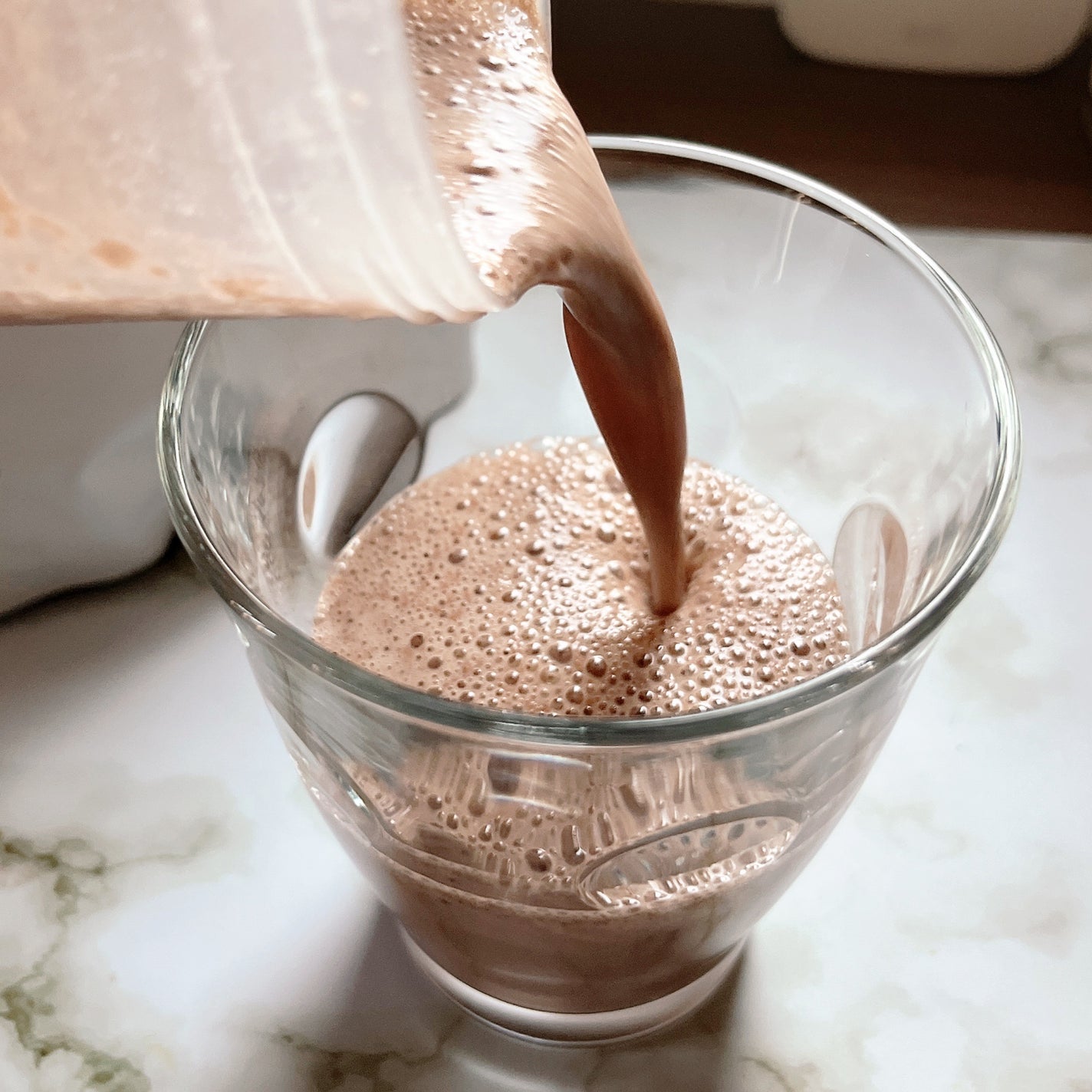 フェミフローラ グラスフェッドホエイ&ソイプロテイン ショコラ味/わかもと製薬/その他プロテインを使ったクチコミ(4枚目)