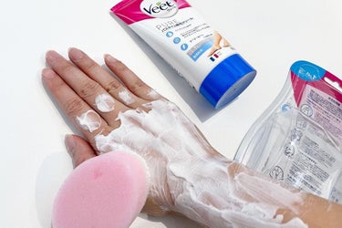 バスタイム除毛クリーム 敏感肌用/Veet/除毛クリームを使ったクチコミ（3枚目）