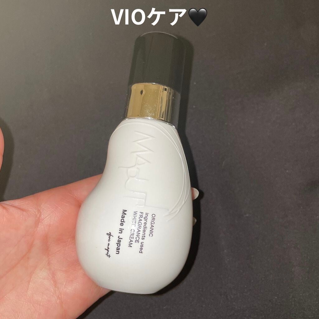 オーガニックフレグランスホワイトクリーム/MAPUTI/デリケートゾーンケアを使ったクチコミ(1枚目)