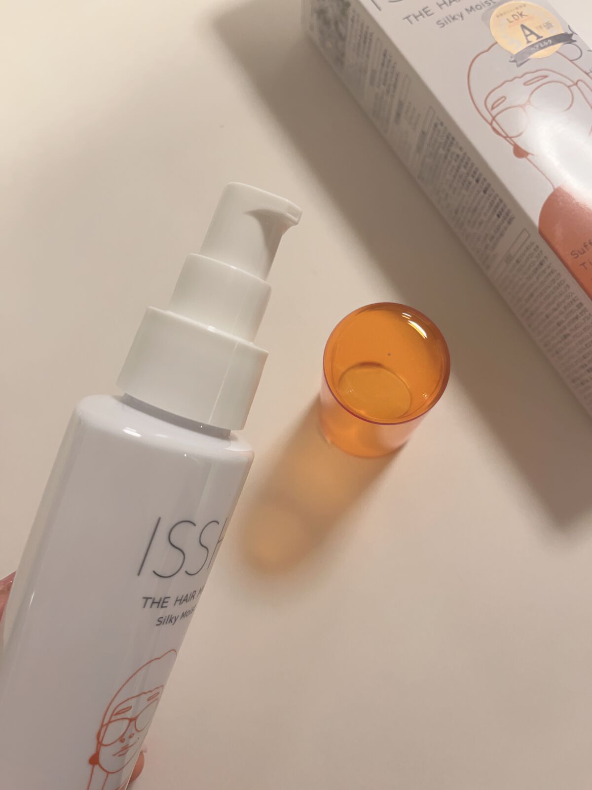 イッシ ザ ヘアミルク シルキーモイスト（ ピュアフラワーブーケ）/ISSHI/アウトバストリートメントを使ったクチコミ（2枚目）