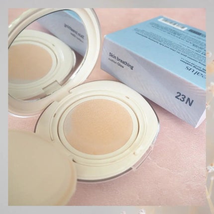 ブリージンググロークッション/Healus/クッションファンデーションを使ったクチコミ(6枚目)