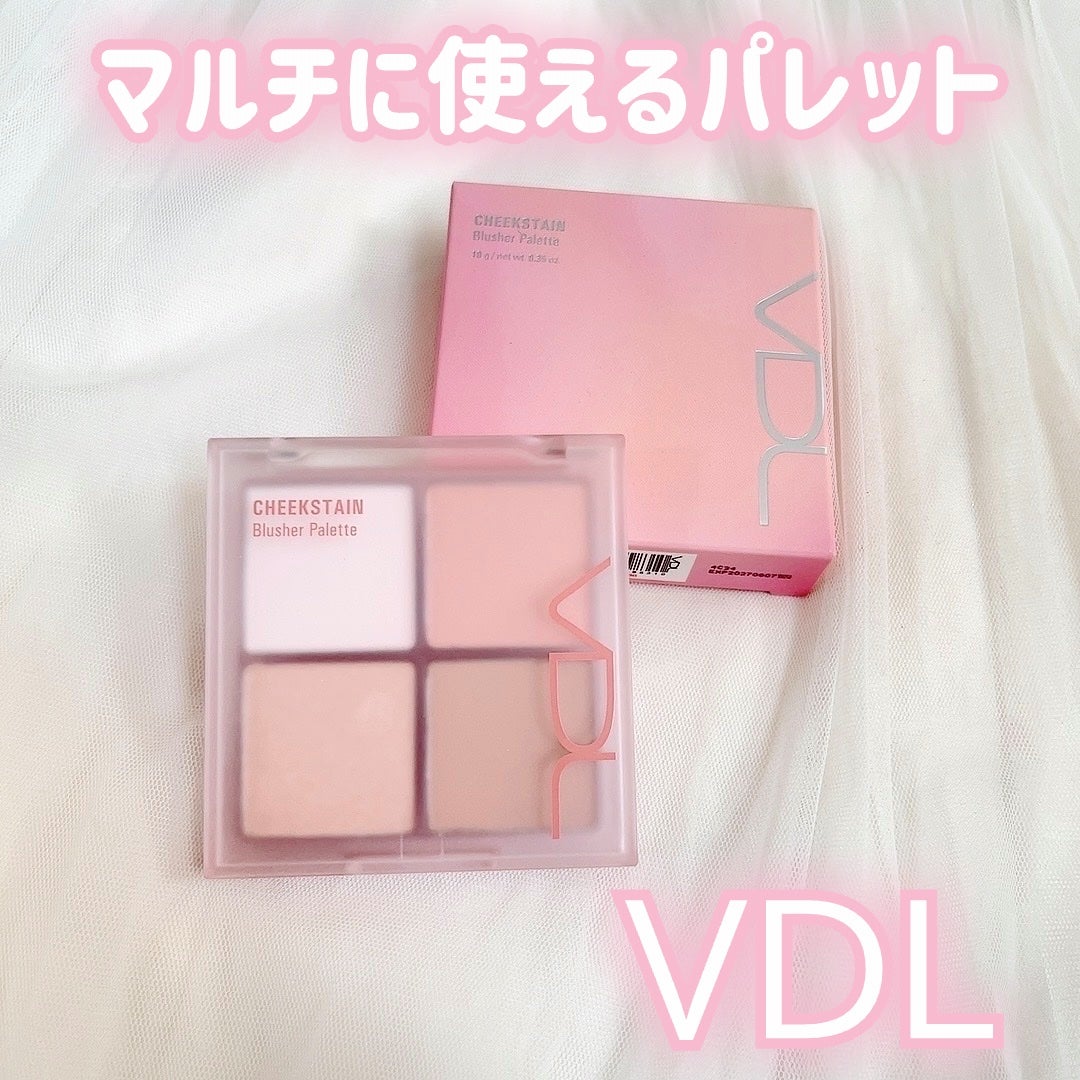 VDL チークステイン ブラッシャー パレット/VDL/パウダーチークを使ったクチコミ(1枚目)