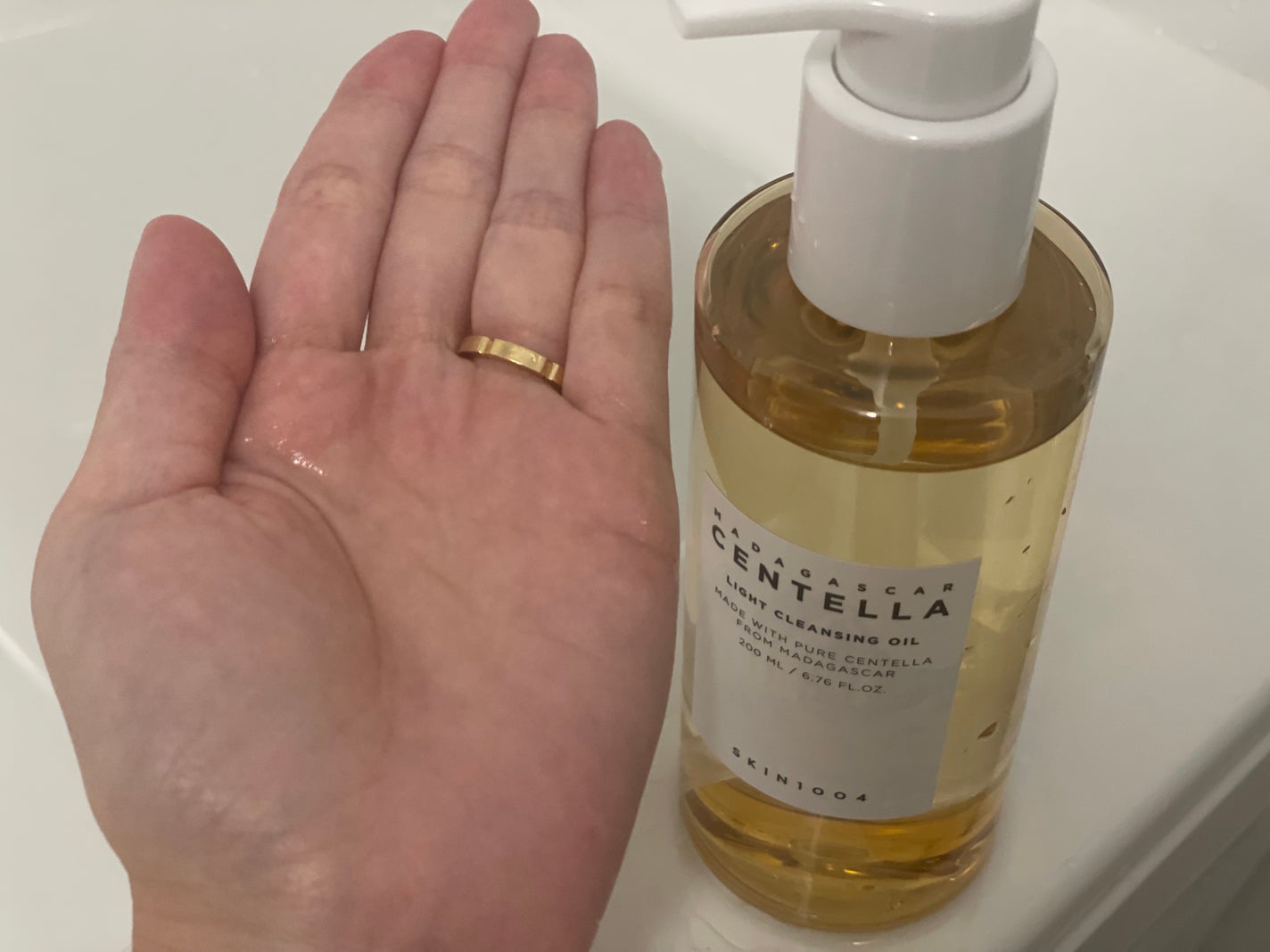 センテラ ライトクレンジングオイル/SKIN1004/オイルクレンジングを使ったクチコミ(2枚目)
