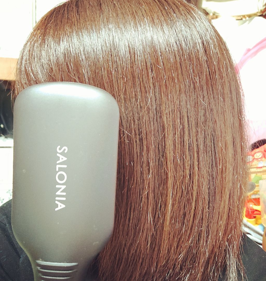 SALONIA ストレートヒートブラシ/SALONIA/ヒートブラシを使ったクチコミ（1枚目）