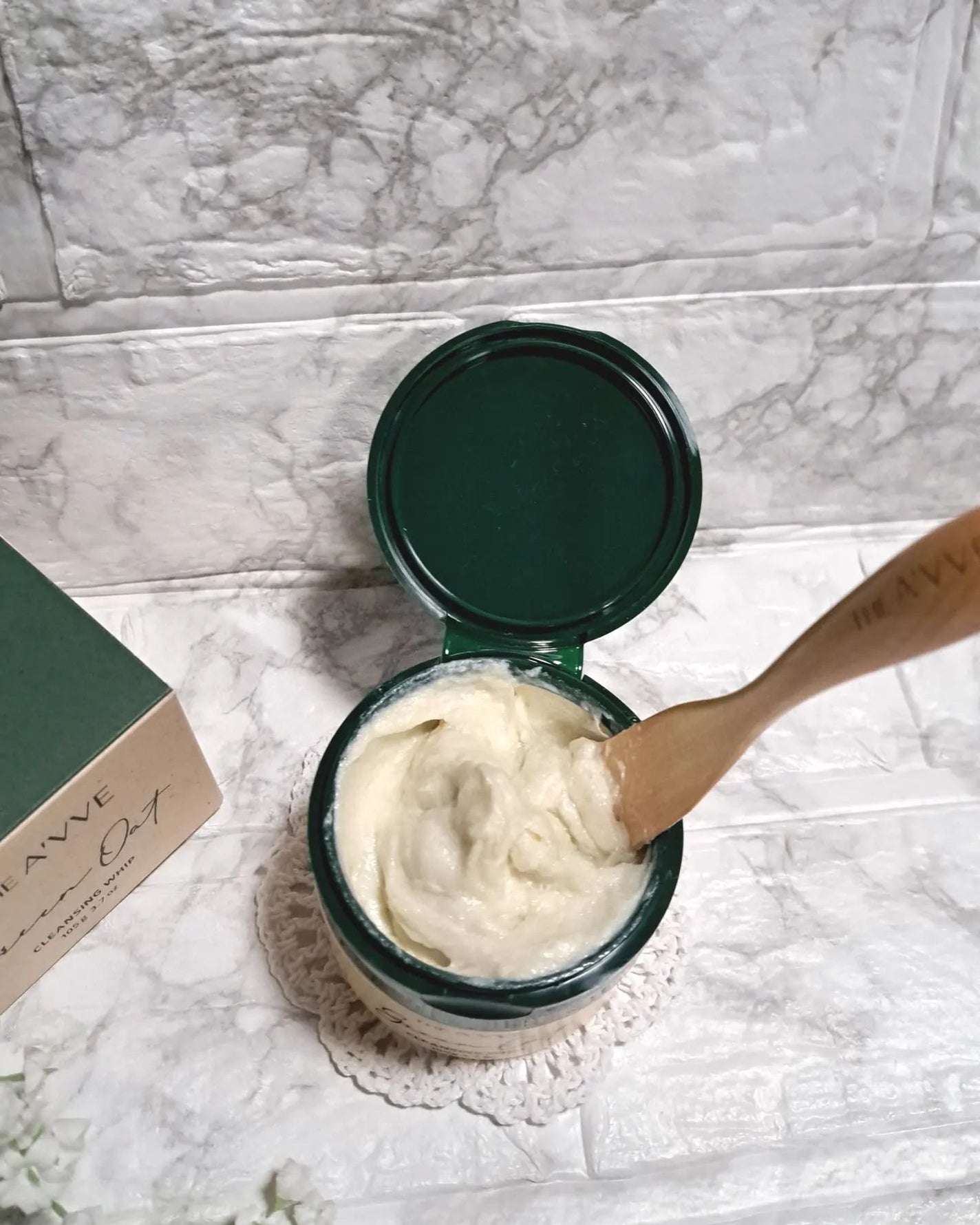 グリーンオートクレンジングホイップ/THE A'VVE/その他洗顔料を使ったクチコミ(4枚目)