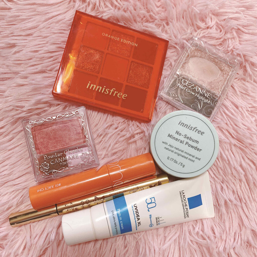 ジューシーオレンジパレット/innisfree/アイシャドウパレットを使ったクチコミ（1枚目）