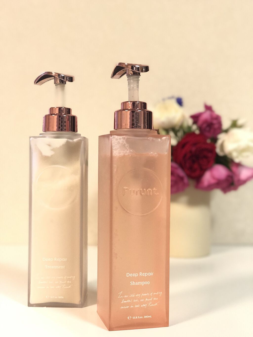 プルント ディープリペア美容液シャンプー／トリートメント/Purunt./市販シャンプーを使ったクチコミ（1枚目）