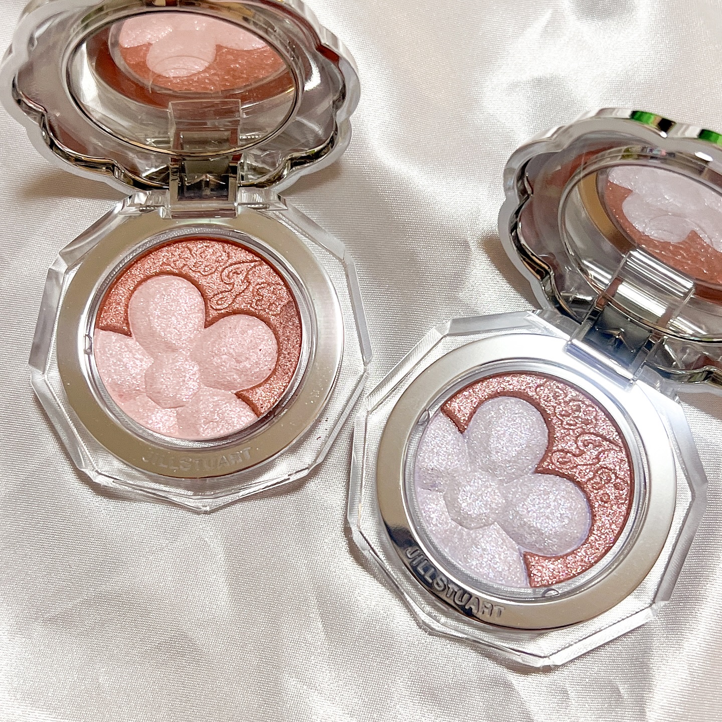 ジルスチュアート クリスタルブルーム ペタルクチュールアイズ デュオ/JILL STUART/アイシャドウパレットを使ったクチコミ（1枚目）