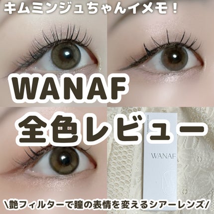 WANAF 1day/WANAF/ワンデー(1DAY)カラコンを使ったクチコミ(1枚目)