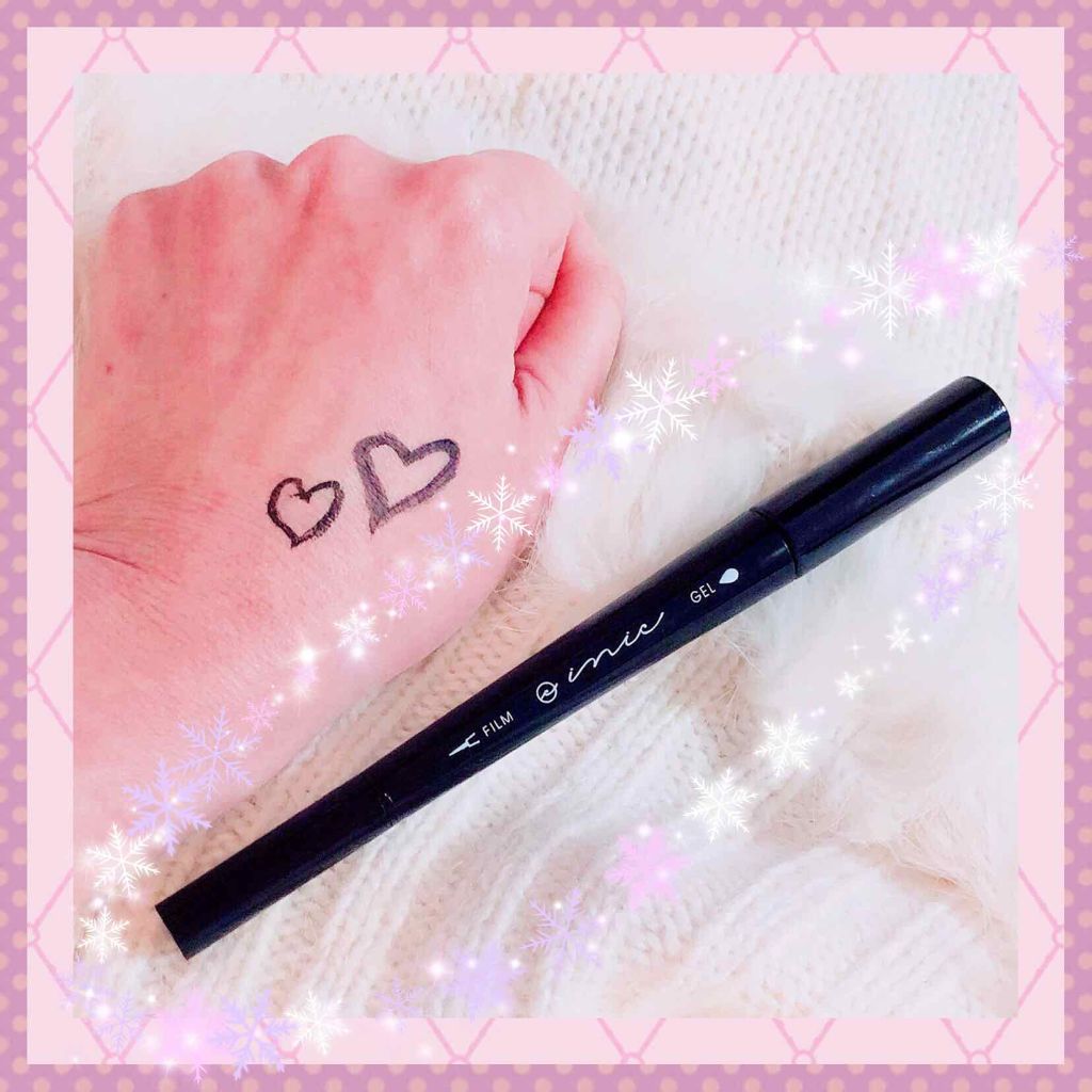 モアブルームデュアルアイライナー/inic/ジェルアイライナーを使ったクチコミ（2枚目）