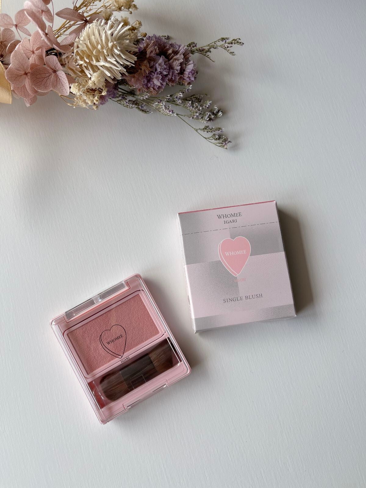 フーミー シングルブラッシュ/WHOMEE/パウダーチークを使ったクチコミ(2枚目)