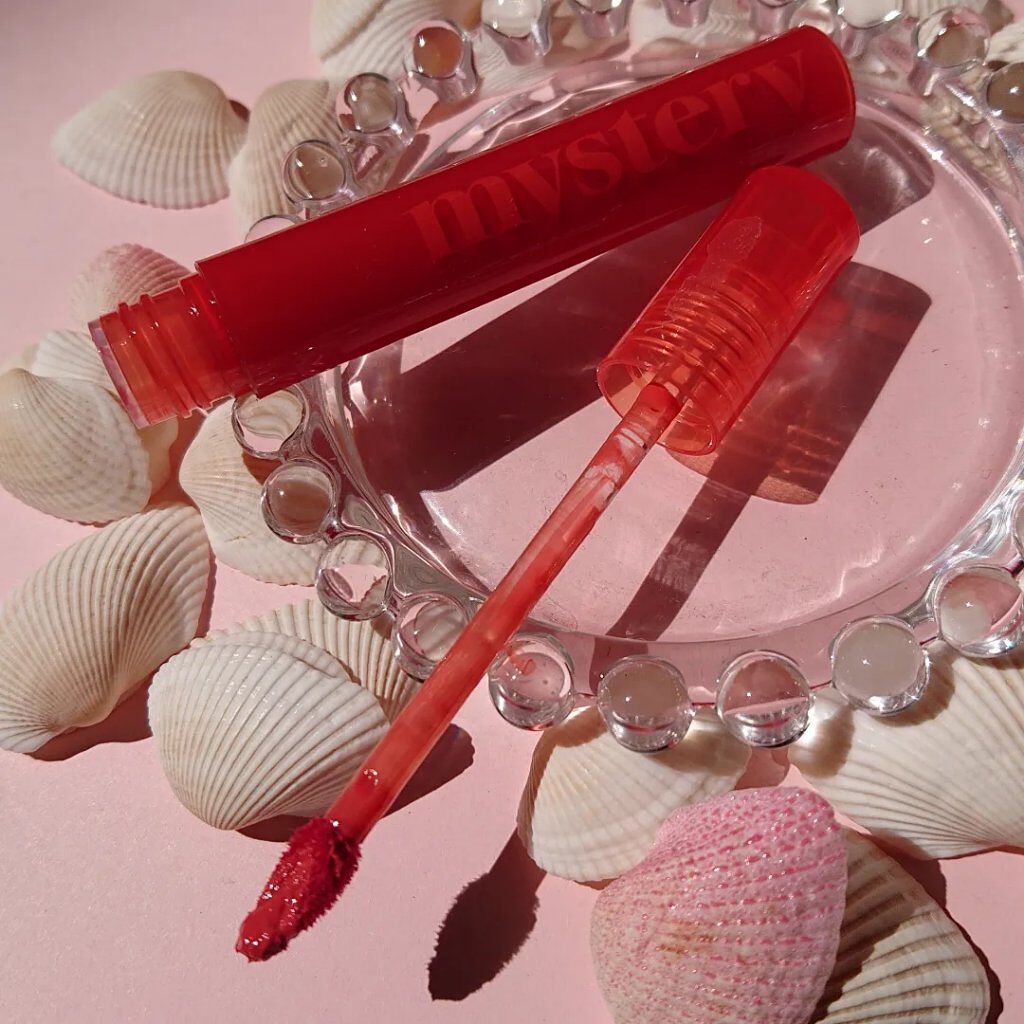 アイムミミ ミステリー フラッシュティント 004 ミステリーピーチクラッシュ/i’m meme/リップティントを使ったクチコミ（2枚目）