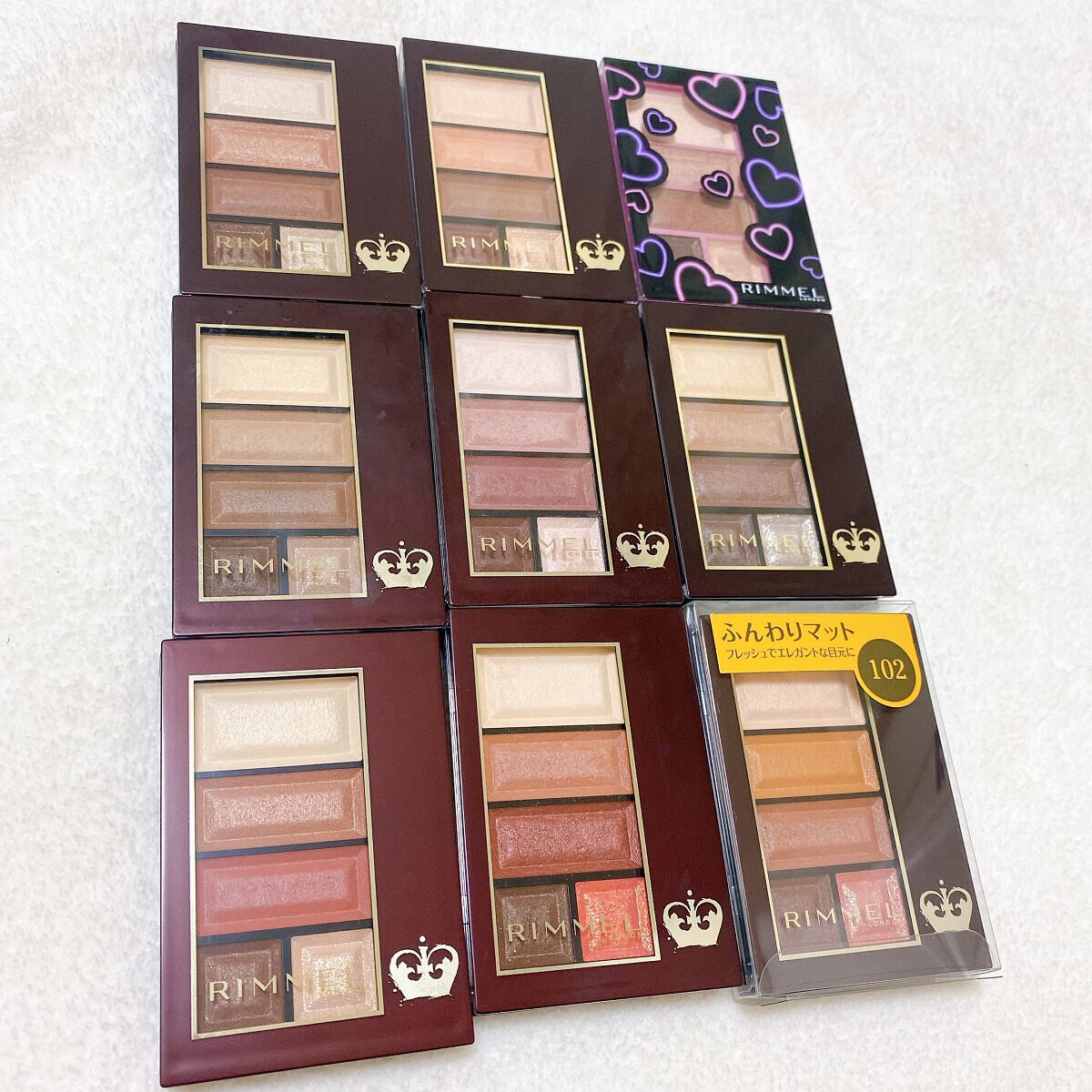 ショコラスウィート アイズ ソフトマット 006 ミルクティーショコラ/リンメル ロンドン/アイシャドウパレットを使ったクチコミ（2枚目）