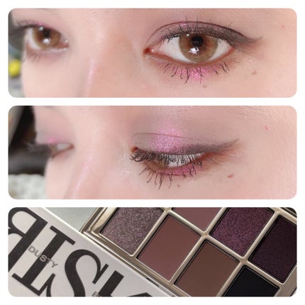 PIGMENT EYESHADOW PALETTE /RISKY /アイシャドウパレットを使ったクチコミ(5枚目)