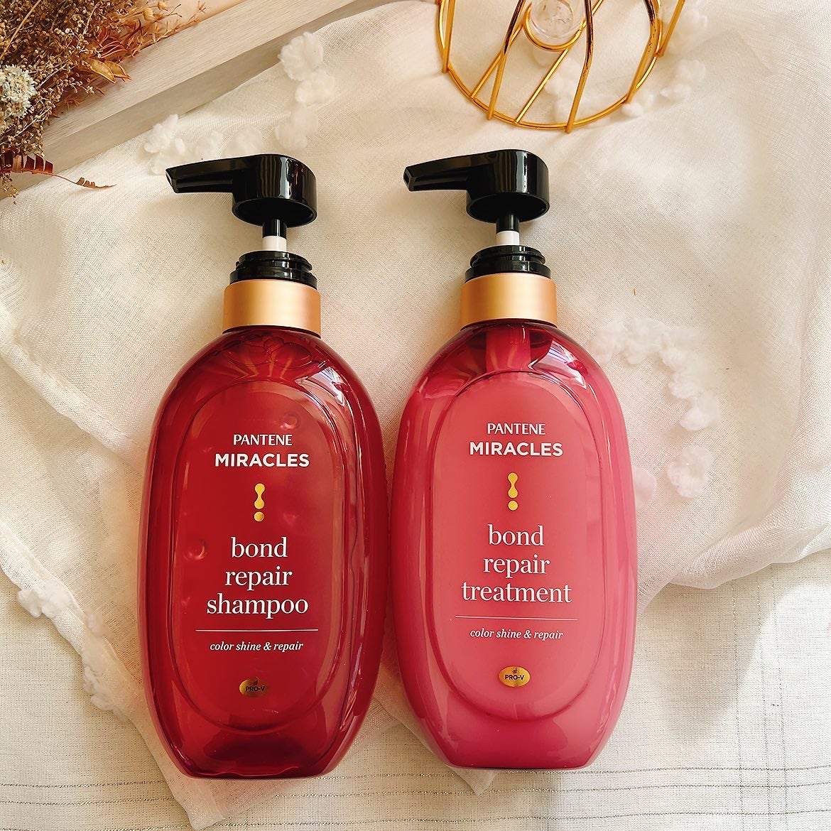 ボンド リペア (カラーシャイン & リペア) シャンプー & トリートメント/パンテーン/市販シャンプーを使ったクチコミ(4枚目)