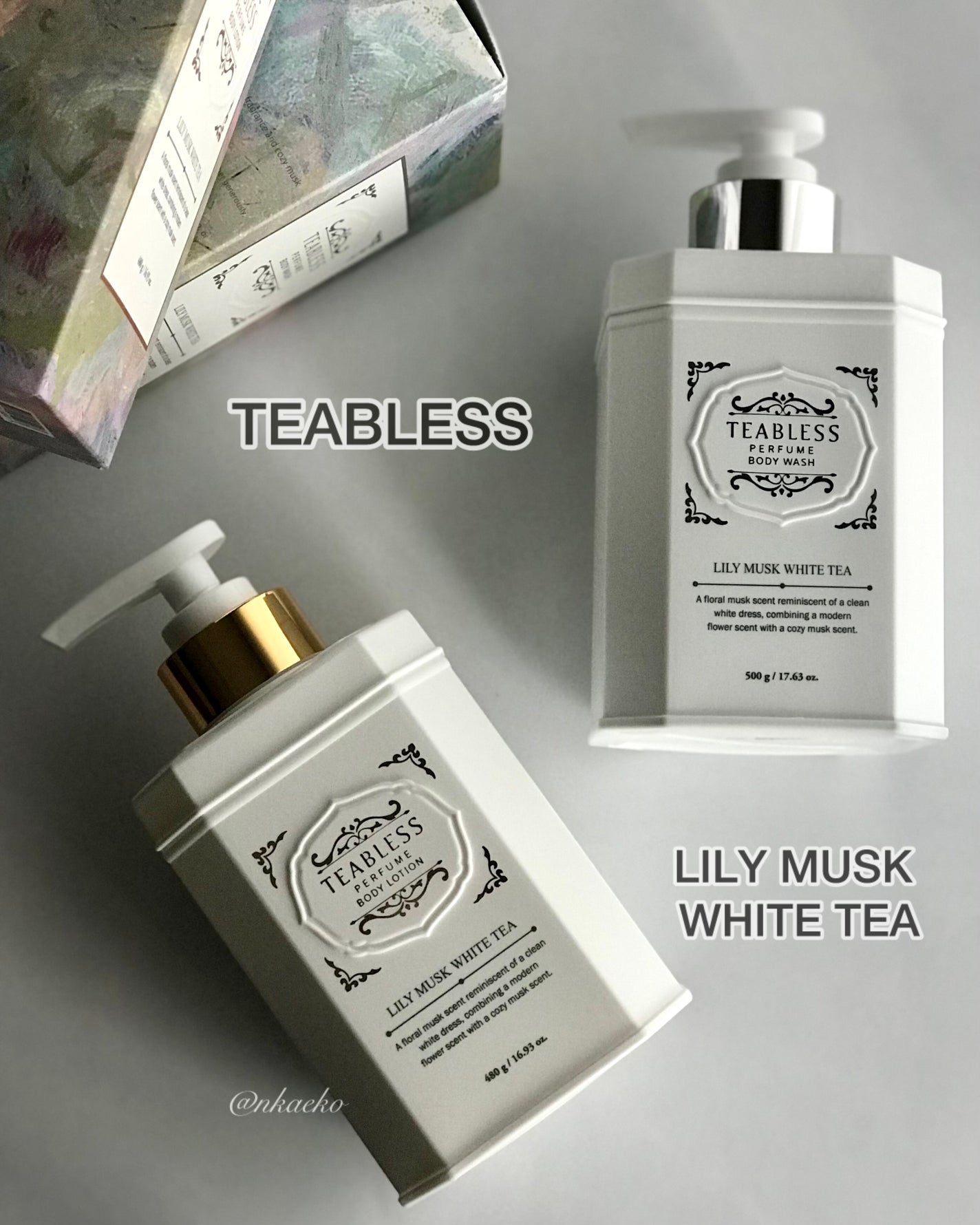 パフュームボディローション リリィムスクホワイトティー/TEABLESS/ボディローションを使ったクチコミ(1枚目)