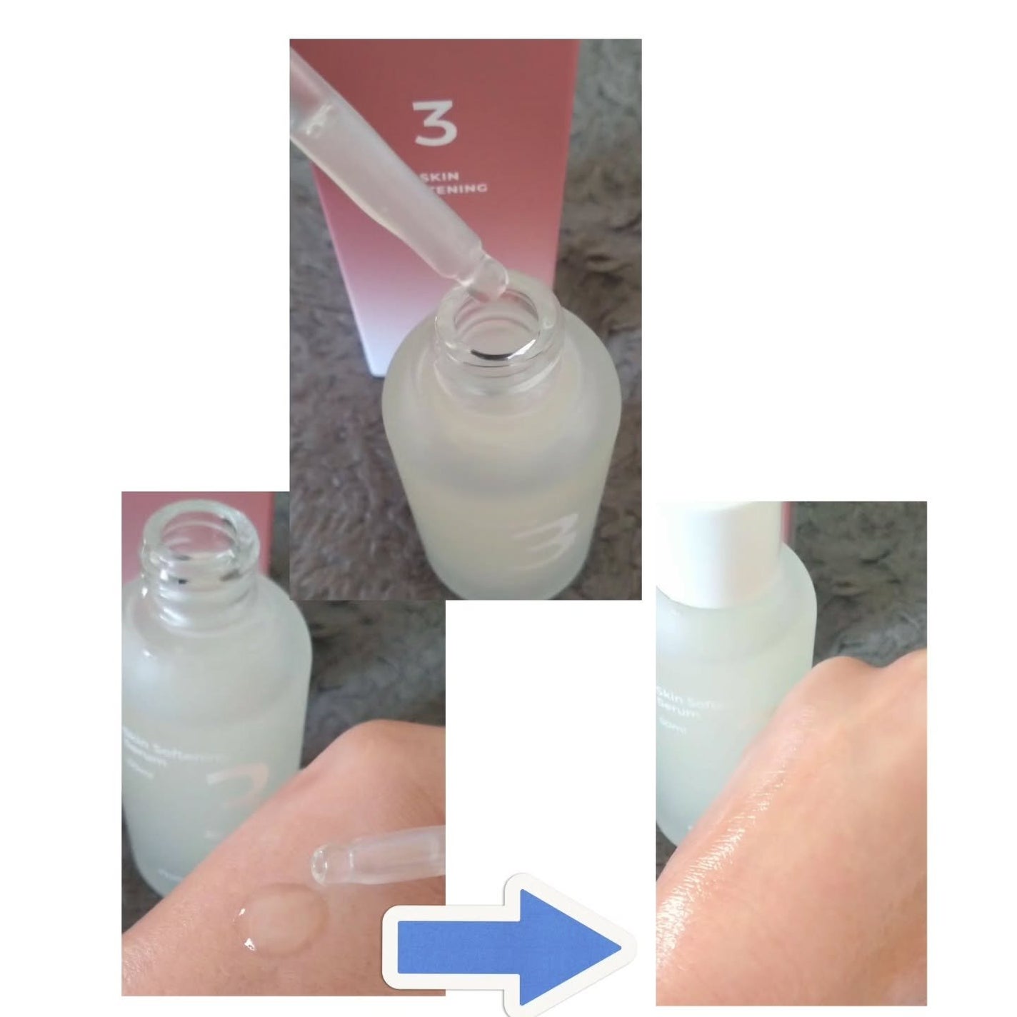 3番 すべすべキメケアセラム/numbuzin/美容液を使ったクチコミ(5枚目)