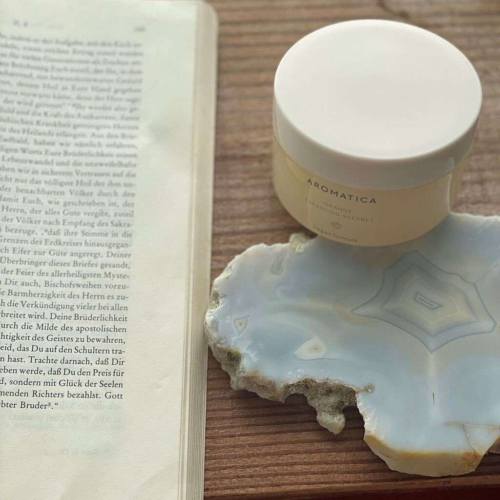 オレンジクレンジングシャーベット/AROMATICA/クレンジングバームを使ったクチコミ(1枚目)