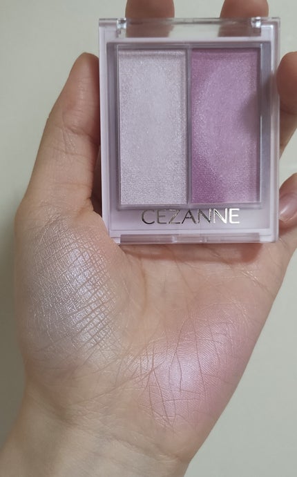 フェイスグロウカラー/CEZANNE/クリームハイライトを使ったクチコミ(3枚目)