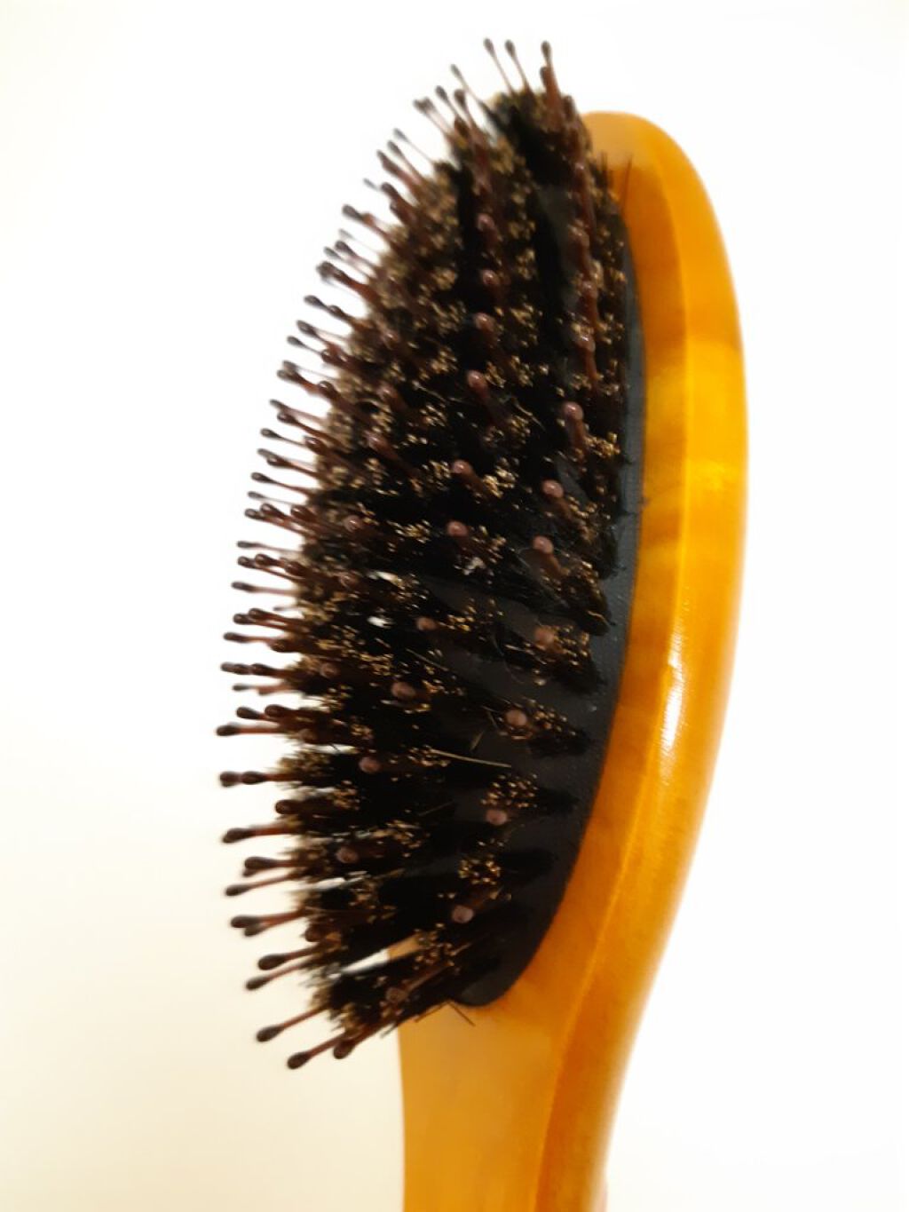 つやつや天然毛のミックスブラシ/マペペ/ヘアブラシを使ったクチコミ（1枚目）